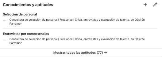 Optimizar perfil Linkedin-conocimientos y aptitudes