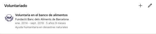 Optimizar perfil Linkedin- voluntariado